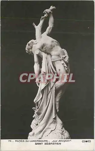 Cartes postales Musee du Luxembourg Just Becquet Saint Sebastien