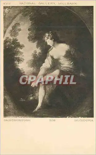 Cartes postales National Gallery Millbank Gainsborough Musidora