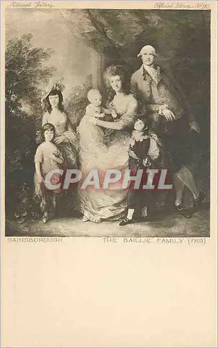 Cartes postales National Gallery Millbank the Baillie Family