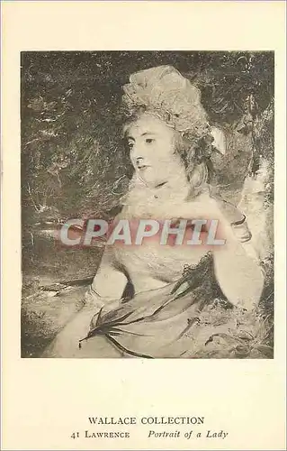Cartes postales Wallace Collection Lawrence Portrait of a Lady