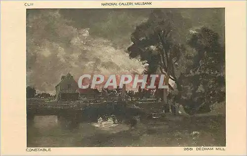 Cartes postales National Gallery Millbank Constable Dedham Mill