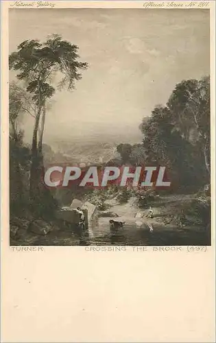 Cartes postales Turner Crossing the Brook