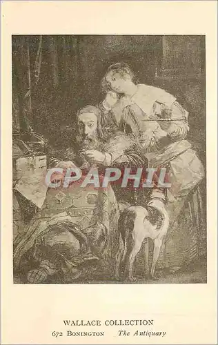Cartes postales Wallace Collection Bonington the Antiquary