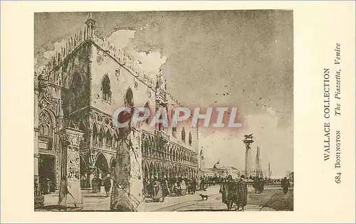 Cartes postales Wallace Collection Bonington the Piazzetta Venice