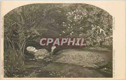 Cartes postales Millais Ophelia