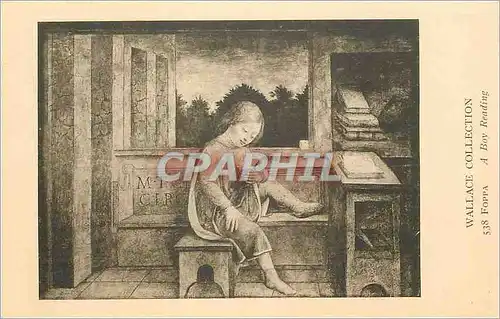 Cartes postales Wallace Collection Foppa A Boy Reading