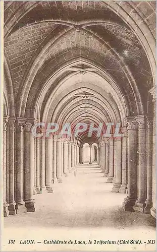 Ansichtskarte AK Laon Cathedrale de Laon Le Triforium (Cote Sud) ND