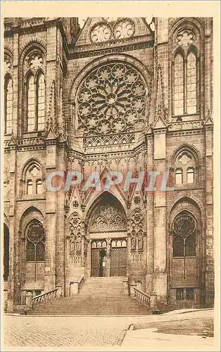 Ansichtskarte AK Clermont Ferrand la Cathedrale La Cathedrale Portail Occidental