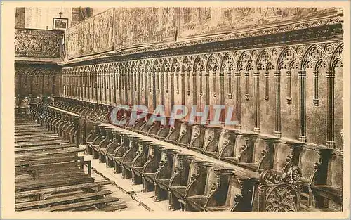Cartes postales La Chaise Dieu L'Eglise Les Stalles et les Tapisseries du XVIe S