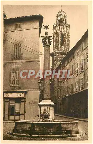 Ansichtskarte AK Aix en Provence Fontaine des Augustins