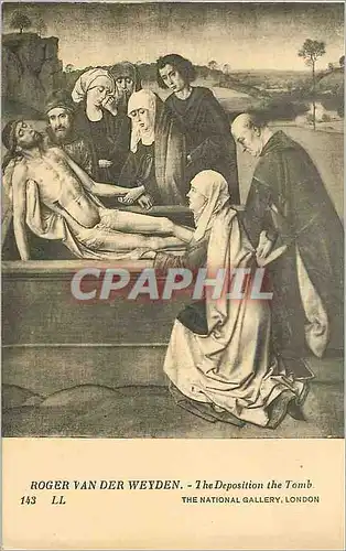 Cartes postales Roger Van Der Weyden The Deposition the Tomb The National Gallery London