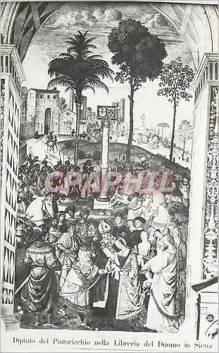 Cartes postales Dipino Del Pinturicehio Nella Libreria del Duomo in Siena