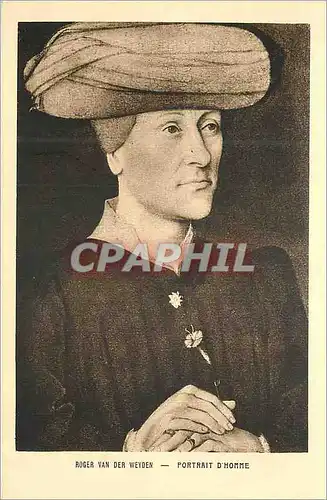 Ansichtskarte AK Roger Van Der Weyden Portrait d'Homme