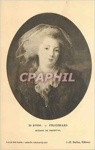 Ansichtskarte AK Fragonard Madame de Norenval Ville de Paris Musee de Cognacq Jay