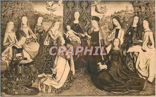 Cartes postales Maitre Brugeols de la Legende de Ste Lucie XVe S Musee de Bruxelles