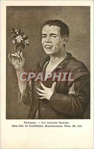 Cartes postales Velasquez Der Lachende Bursche Gem Gal im Kunsthistor Staatsmuseum Wien Nr