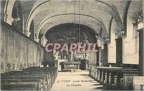 Ansichtskarte AK Caen Lycee Malherbe La Chapelle