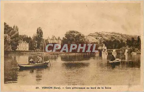 Ansichtskarte AK Vernon (Eure) Coin Pittoresque au Bord de la Seine