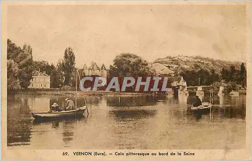 Cartes postales Vernon (Eure) Coin Pittoresque au Bord de la Seine