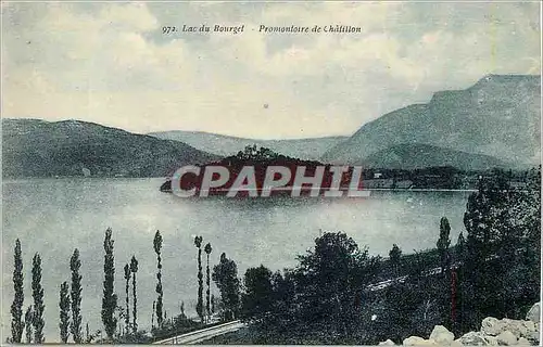 Cartes postales Lac du Bouget Promontoire de Chantillon