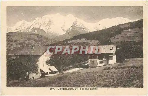 Cartes postales Combloux et le Mont Blanc