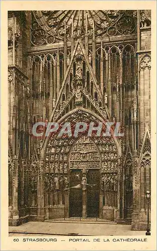 Cartes postales Strasbourg Portail de la Cathedrale