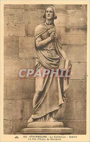 Cartes postales Strasbourg La Cathedrale Sabine La Fille d'Erwin de Steinbach