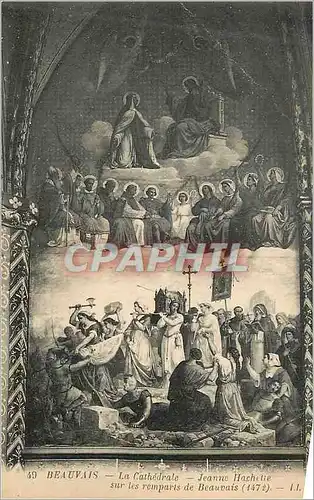 Cartes postales Beauvais La Cathedrale Jeanne Hachette sur les Remparts de Beauvais (1472)