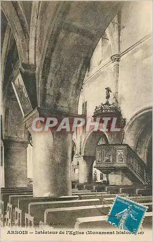 Cartes postales Arbois Interieur de l'Eglise (Monument Historique)