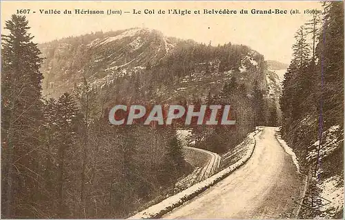 Cartes postales Vallee du Herisson (Jura) Le Col de l'Aigle et Belvedere du Grand Bec