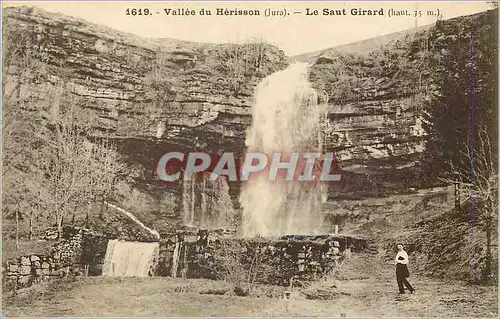 Ansichtskarte AK Vallee du Herisson (Jura) Le Saut Girard (Haut 35 m)