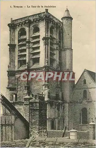 Ansichtskarte AK Troyes La Tour de la Madeleine