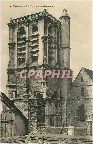 Cartes postales Troyes La Tour de la Madeleine
