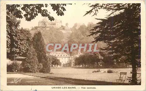 Cartes postales Uriage les Bains Vue Centrale