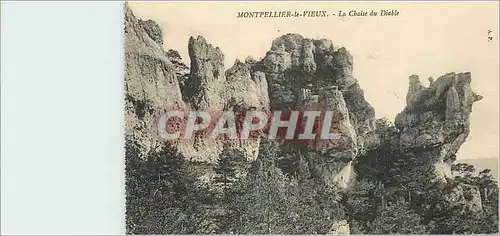 Cartes postales Montpellier le Vieux La Chaise du Diable
