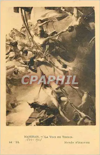 Cartes postales Maignan La Voix du Tocsin Musee d'Amiens