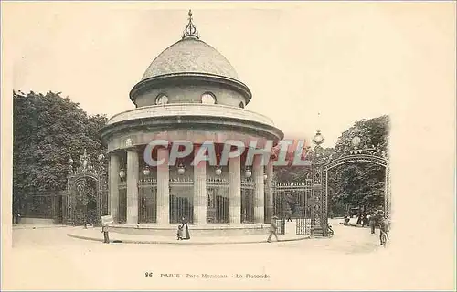 Ansichtskarte AK Paris Parc Monceau la Rotonde (carte 1900)