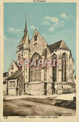 Ansichtskarte AK En Champagne Damery (Marne) l'Eglise (XII e siecle)