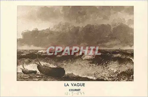 Cartes postales la Vague Courbet