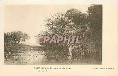 Cartes postales Daubigny la Mare au Cigognes