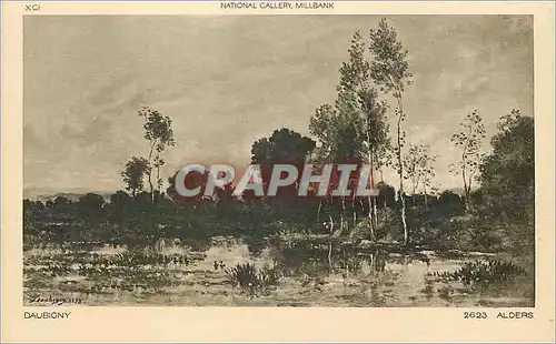 Cartes postales National Gallery Millbank Daubigny