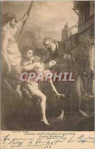 Ansichtskarte AK Eglise Saint Julien le Pauvre d'Apres Bronzino