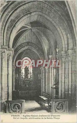 Cartes postales Paris Eglise Saint Julien le Pauvre