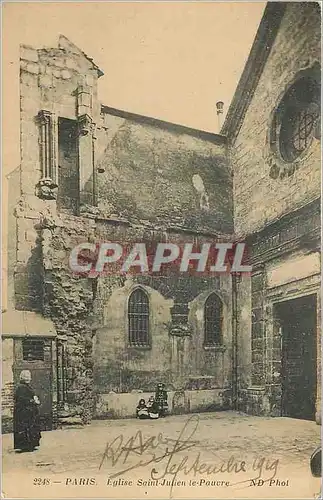 Cartes postales Paris Eglise Saint Julien le Pauvre