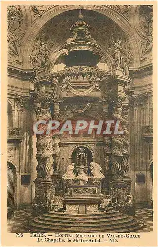 Ansichtskarte AK Paris Hopital Militaire du Val de Grace la Chapelle le Maitre Autel