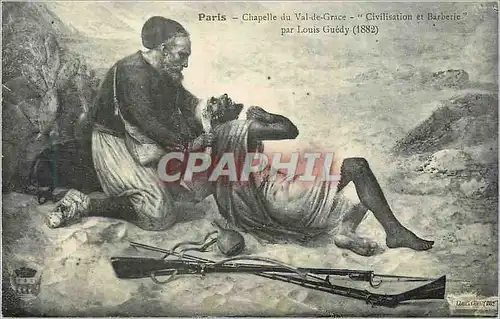 Ansichtskarte AK Paris Chapelle du Val de Grace Civilisation et Barberie par Louis Guedy