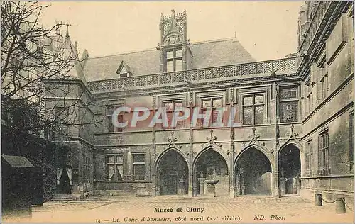 Ansichtskarte AK Musee de Cluny la Cour d'Honneur Cote Nord (XVe siecle)