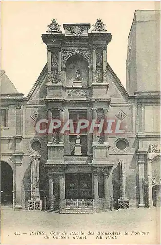 Ansichtskarte AK Paris Cour de l'Ecole des Beaux Arts la Portique du Chateau d'Anet