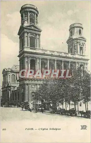 Cartes postales Paris Eglise St Sulpice