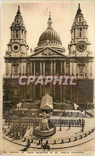Cartes postales the Arrival of their Majesties at St Paul's Cathedral